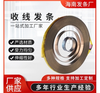廠家供應(yīng)渦卷發(fā)條彈簧電器收線發(fā)條可來(lái)圖打樣發(fā)條彈簧